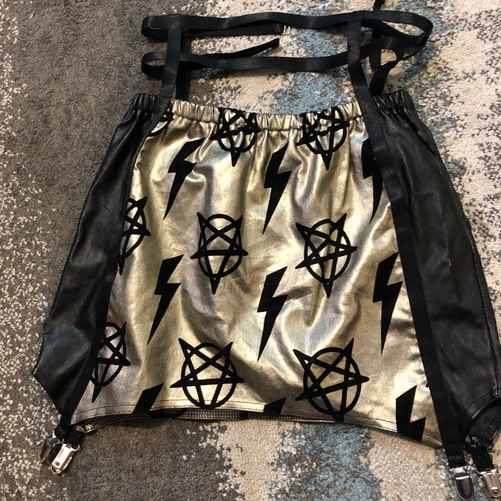 Rat baby pentagram harness skirt size Med